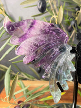 Load image into Gallery viewer, Fluorite Crystal Butterfly Wings Home Décor
