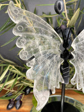 Load image into Gallery viewer, Clarity Clear Quartz Crystal Butterfly Wings
