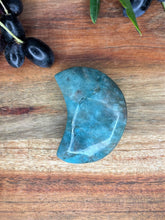 Load image into Gallery viewer, Blue Amazonite Crystal Crescent Moon
