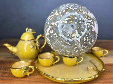 Load image into Gallery viewer, AAA High Quality Grade Crystal Ocean Jasper Orbicular Sphere Gemstone
