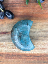 Load image into Gallery viewer, Blue Amazonite Crystal Crescent Moon
