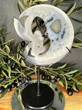 Load image into Gallery viewer, Natural Crystal Agate Fairy Moon Home Décor
