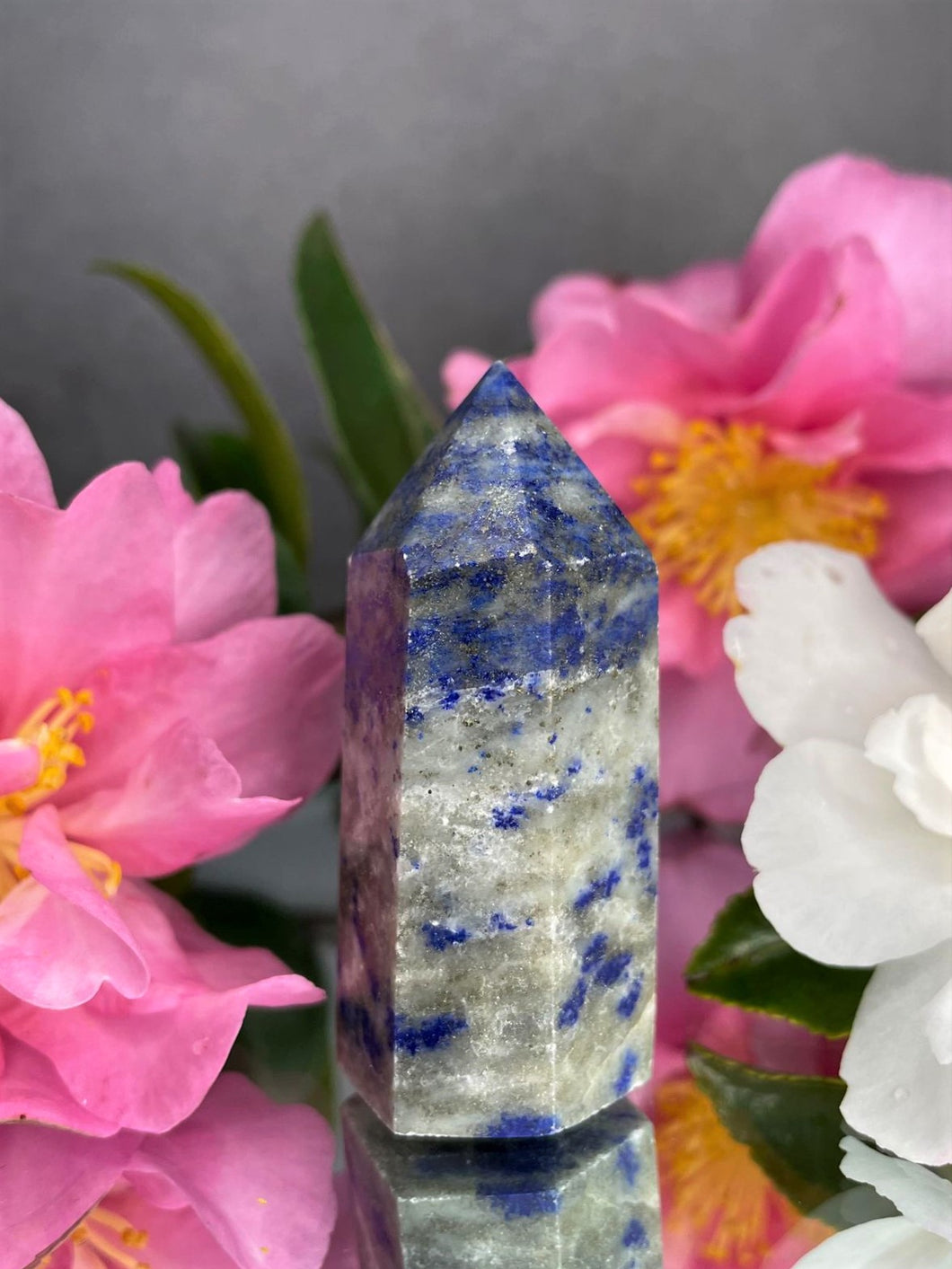 Lapis Lazuli Crystal Tower Chakra Healing