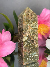 Load image into Gallery viewer, High Quality Ocean Jasper Orbicular Tower Healing Home Décor
