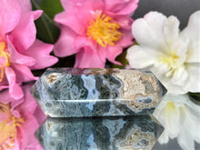 Load image into Gallery viewer, Natural Crystal Moss Agate Double Point
