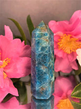 Load image into Gallery viewer, Natural Apatite Crystal Tower Chakra Healing
