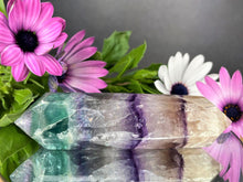 Load image into Gallery viewer, Natural Colorful Fluorite Double Point Chakra Healing
