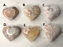 Load image into Gallery viewer, Pink Amethyst And Flower Agate Quartz Crystal Love Heart
