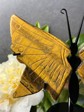Load image into Gallery viewer, Powerful Tiger Eye Crystal Butterfly Wings
