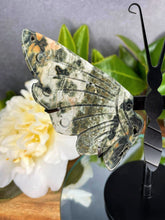 Load image into Gallery viewer, Rare Ocean Jasper Crystal Butterfly Wings
