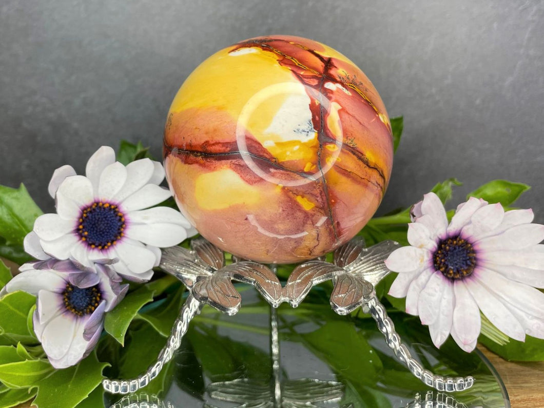 Stunning Mookaite Jasper Crystal Sphere