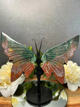 Load image into Gallery viewer, Stunning Ocean Jasper Crystal Butterfly Wings
