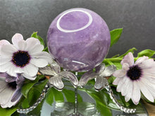 Load image into Gallery viewer, Calming Amethyst Crystal Quartz Sphere
