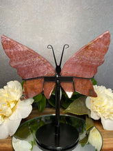 Load image into Gallery viewer, Two Tone Red Ocean Jasper Crystal Butterfly Wings
