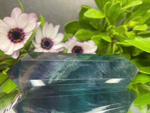 Load image into Gallery viewer, Calming Colorful Fluorite Crystal Double Point
