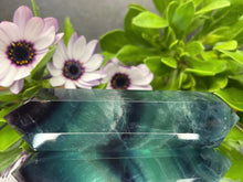 Load image into Gallery viewer, Stunning Fluorite Colorful Crystal Double Point
