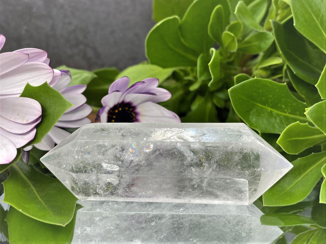 Spiritual Healing Crystal Clear Quartz Double Point