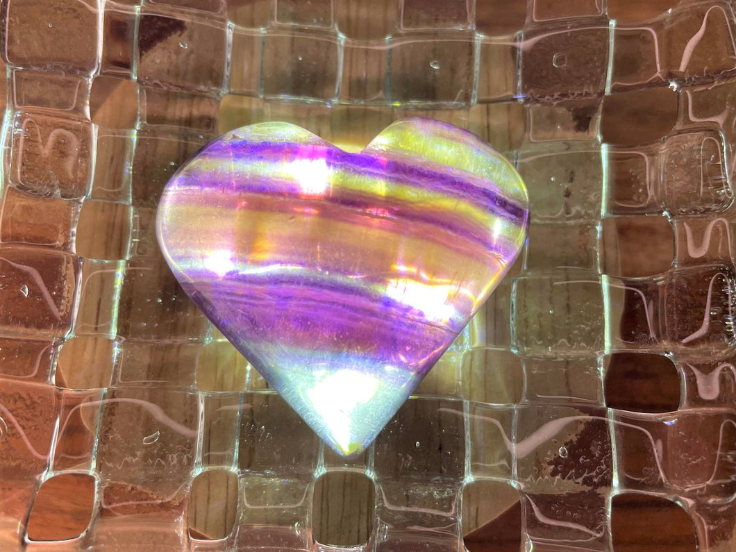 Candy Fluorite Crystal Love Heart Chakra Healing