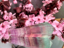 Load image into Gallery viewer, Natural Colorful Candy Fluorite Crystal Point Wand
