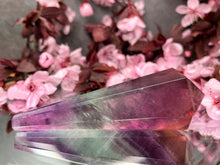 Load image into Gallery viewer, Healing Vibrations Candy Fluorite Crystal Point Wand
