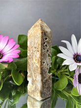 Load image into Gallery viewer, Sphalerite Crystal Tower With Geode Druzy

