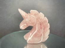 Load image into Gallery viewer, Stunning Rose Quartz Unicorn Carving
