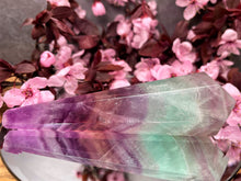 Load image into Gallery viewer, Stunning Candy Fluorite Crystal Point Wand

