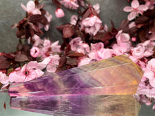 Load image into Gallery viewer, Healing Candy Fluorite Natural Crystal Point Wand

