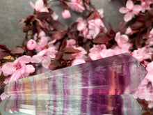 Load image into Gallery viewer, Beautiful Candy Fluorite Crystal Point Wand
