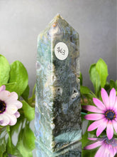 Load image into Gallery viewer, Natural Crystal Colorful Moss Agate Stone Tower
