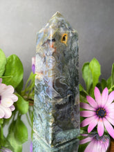 Load image into Gallery viewer, Natural Crystal Colorful Moss Agate Stone Tower
