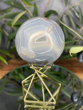 Load image into Gallery viewer, Stunning Agate With Banding Crystal Sphere
