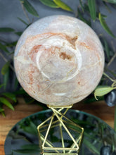 Load image into Gallery viewer, XL Flower Agate Crystal Sphere Chakra Healing
