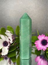 Load image into Gallery viewer, Green Aventurine Crystal Tower Point
