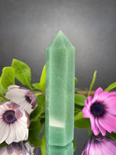 Load image into Gallery viewer, Green Aventurine Tower Crystal Point
