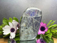 Load image into Gallery viewer, Labradorite Stone Freeform With Purple Flash
