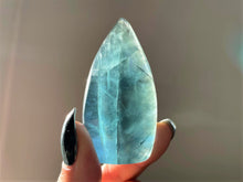 Load image into Gallery viewer, Stunning Calming Blue Fluorite Crystal Flame
