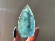 Load image into Gallery viewer, Stunning Calming Blue Fluorite Crystal Flame
