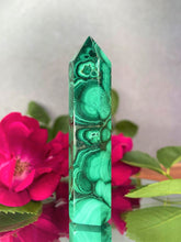 Load image into Gallery viewer, Stunning High Quality Malachite Crystal Tower
