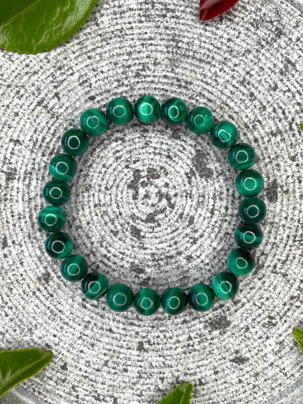 Natural Malachite Crystal Stone Bracelet