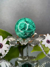 Load image into Gallery viewer, Stunning High Quality Malachite Crystal Sphere
