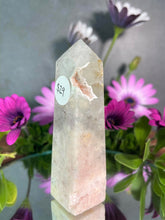 Load image into Gallery viewer, Pink Amethyst With Quartz Crystal Tower Point
