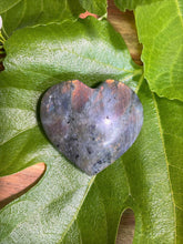 Load image into Gallery viewer, Stunning Labradorite Crystal Love Heart Carving
