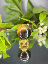 Load image into Gallery viewer, Beautiful Mini Crystal Tiger Eye Sphere
