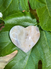 Load image into Gallery viewer, Stunning Moonstone Crystal Love Heart Carving
