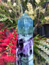 Load image into Gallery viewer, Balance Snowflake Fluorite Crystal Tower Point
