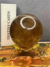 Load image into Gallery viewer, Smoky Quartz Crystal Sphere Healing Stone
