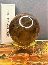 Load image into Gallery viewer, Smoky Quartz Crystal Sphere Healing Stone

