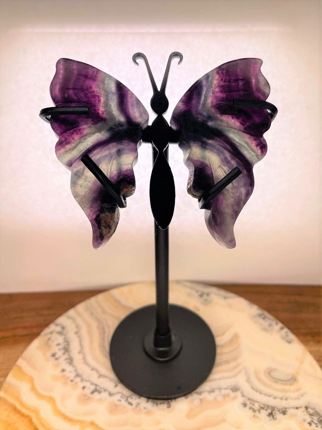 Magnificent Mini Fluorite Crystal Butterfly Wings