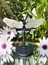 Load image into Gallery viewer, All Chakra Mini Clear Quartz Butterfly Wings
